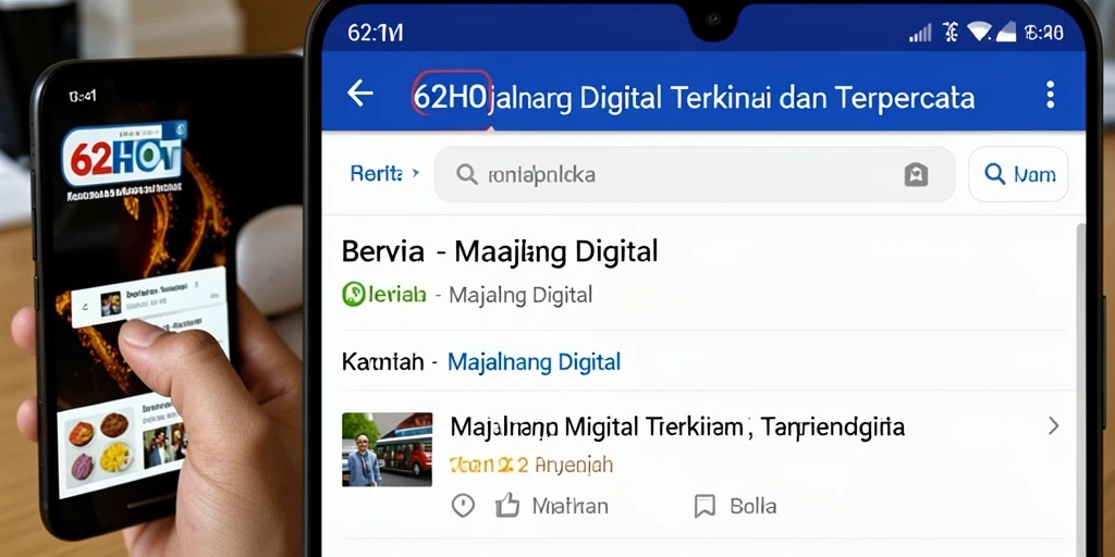 Tampilan antarmuka aplikasi 62HOT yang menarik dan intuitif.